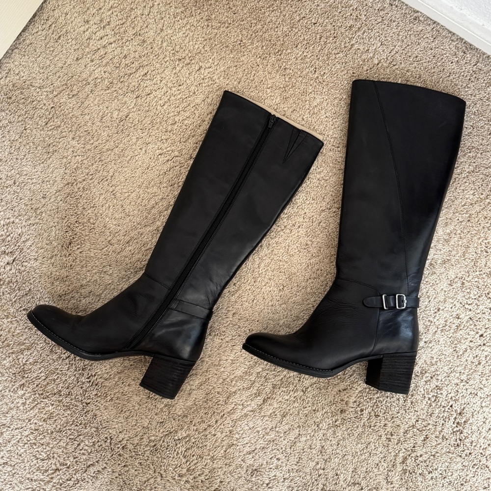 ALDO Black Knee High Boot 2859 Bosnia - Picture 2 of 8